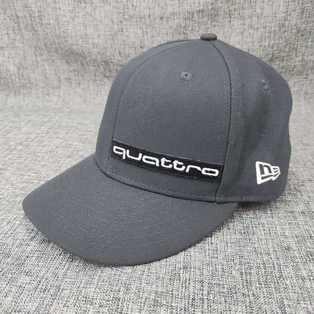 Audi Quattro Hat Cap 59FIFTY Fitted 6 7/8 Men's New Era Gray